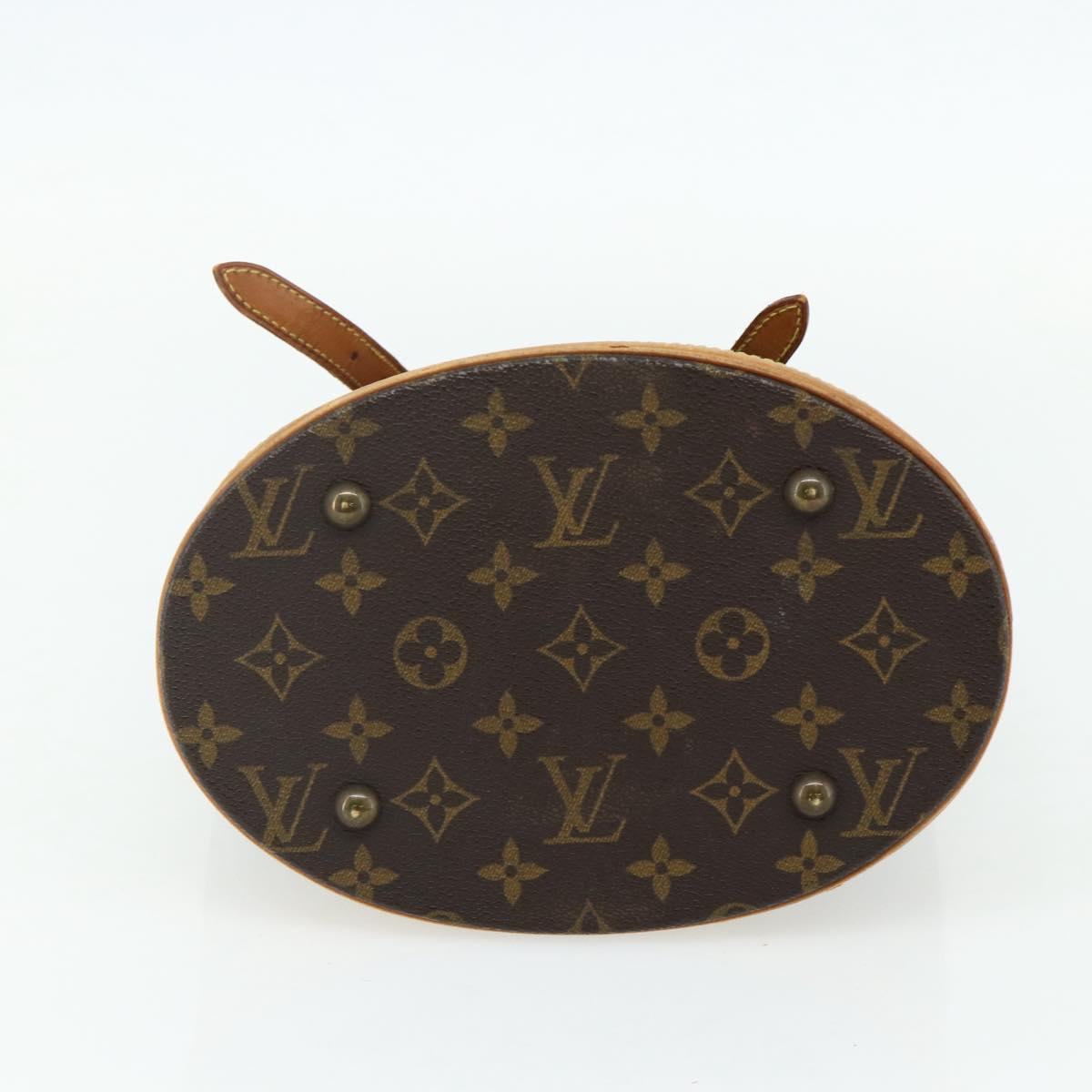 LOUIS VUITTON Monogram Bucket PM Shoulder Bag M42238 LV Auth ep14017