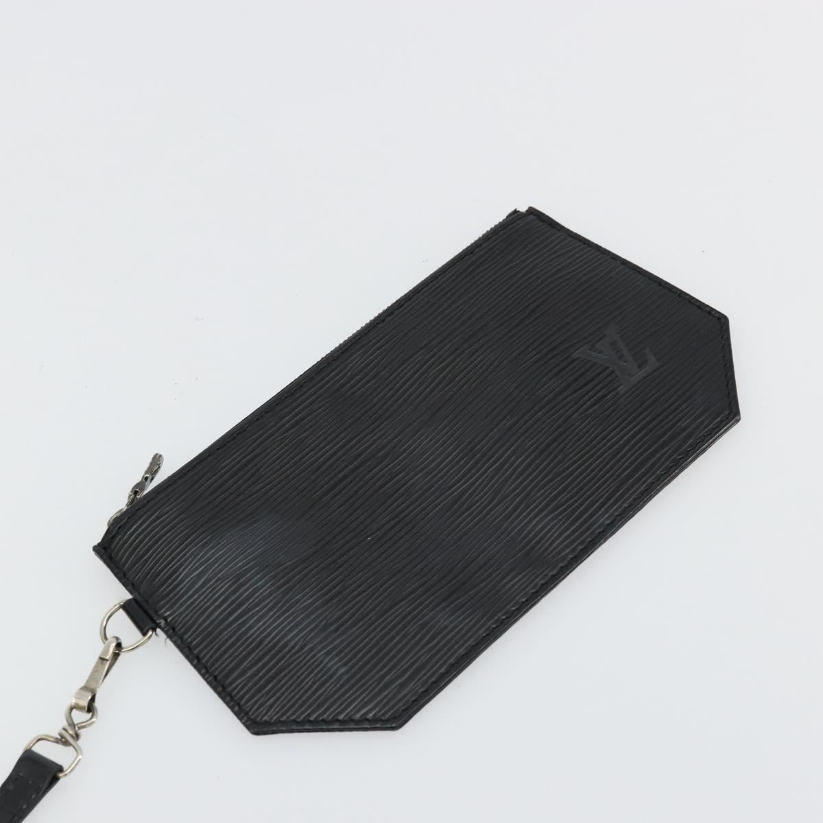 LOUIS VUITTON Epi Sac Depaule GM Shoulder Bag Black M80155 LV Auth ep14032