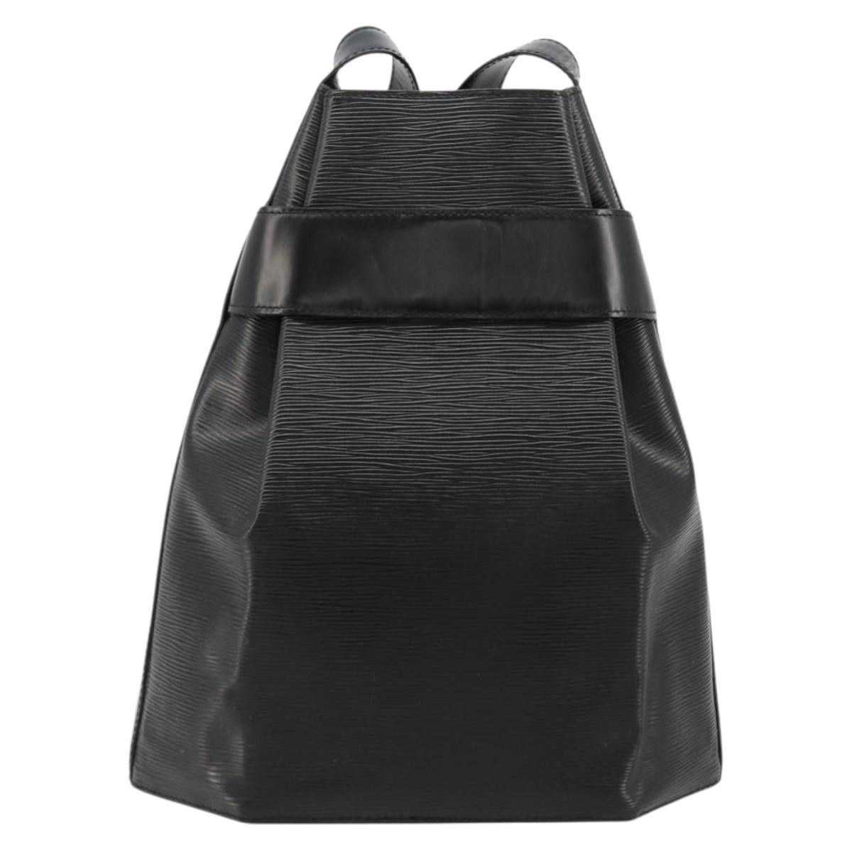 LOUIS VUITTON Epi Sac Depaule GM Shoulder Bag Black M80155 LV Auth ep14032