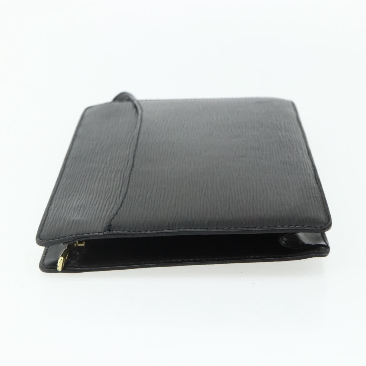 LOUIS VUITTON Epi Pochette Homme Clutch Bag Black M52522 LV Auth ep14034