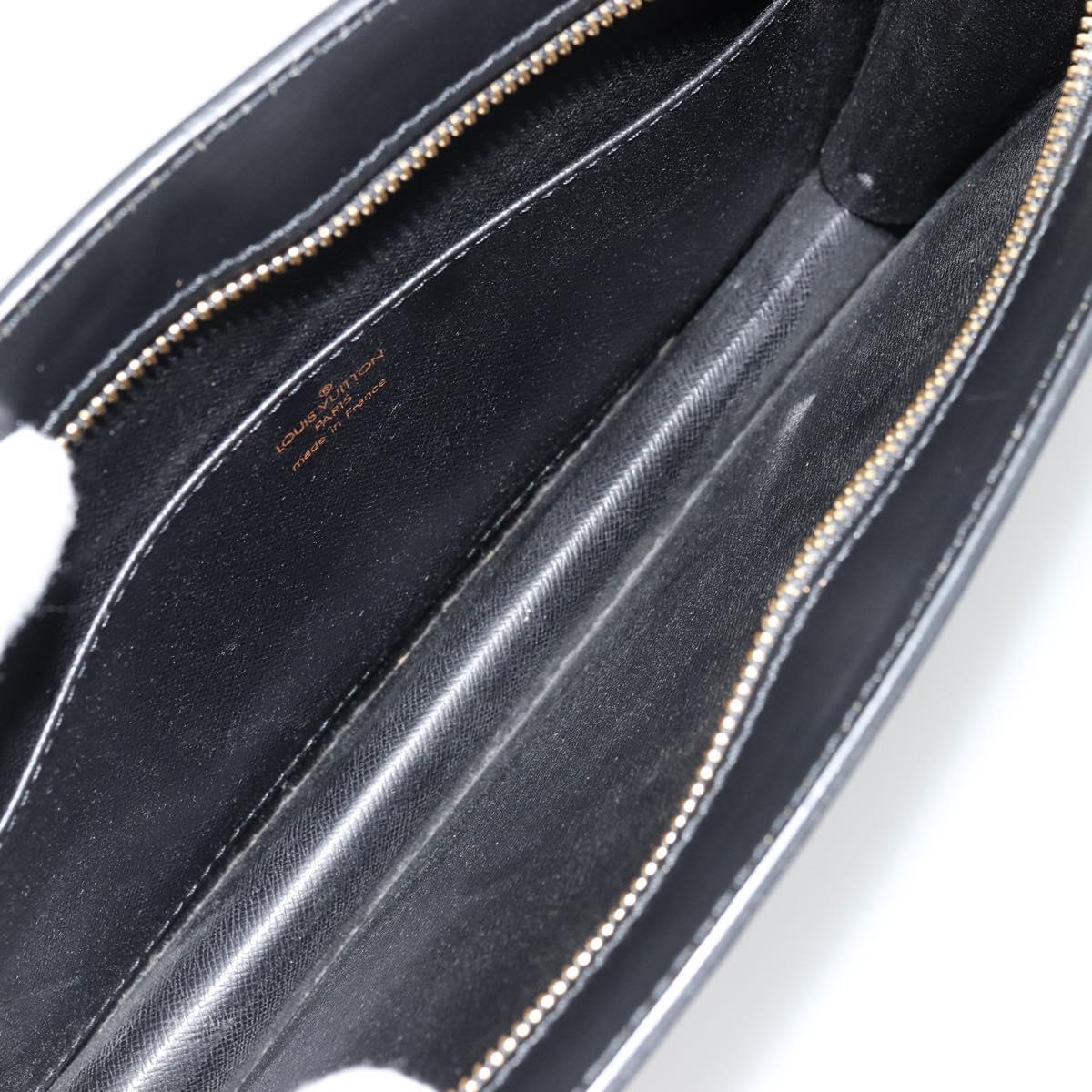 LOUIS VUITTON Epi Pochette Homme Clutch Bag Black M52522 LV Auth ep14051