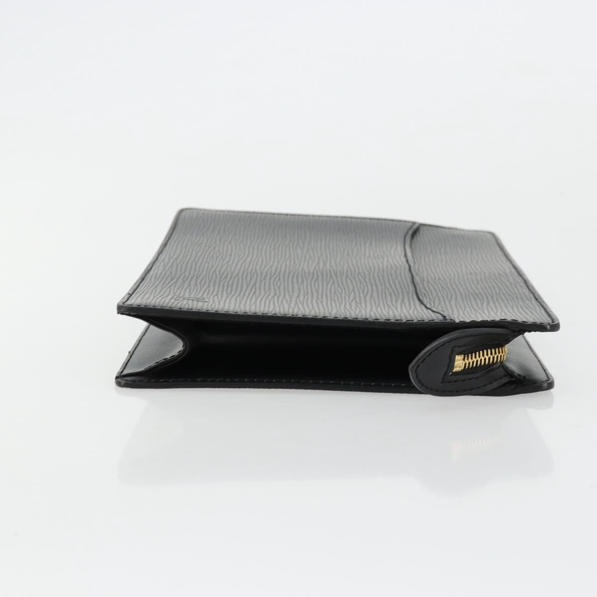 LOUIS VUITTON Epi Pochette Homme Clutch Bag Black M52522 LV Auth ep14051
