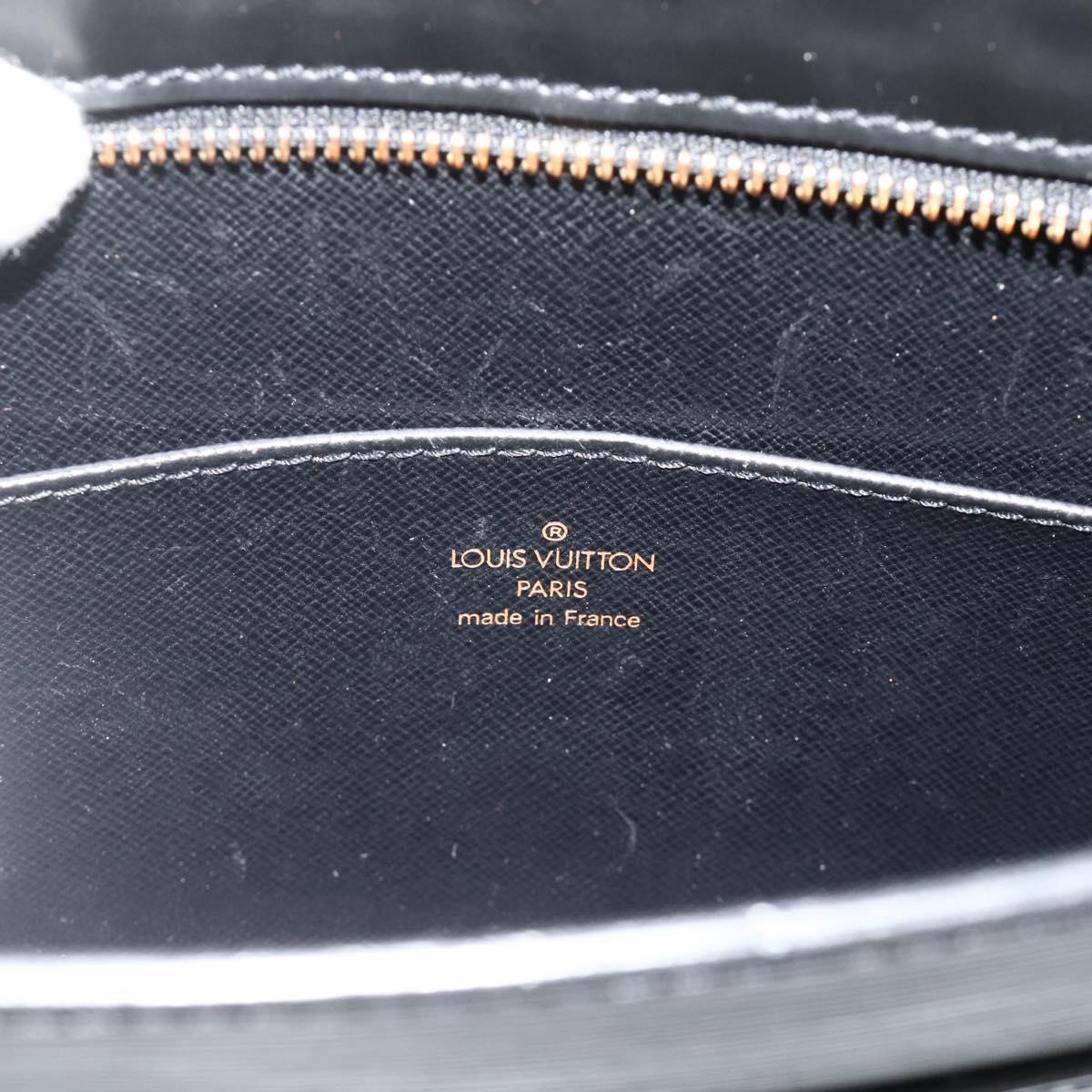 LOUIS VUITTON Epi Pochette Homme Clutch Bag Black M52522 LV Auth ep14052
