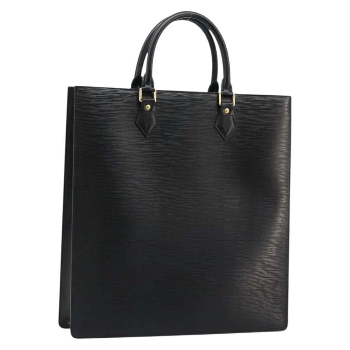 LOUIS VUITTON Epi Sac Plat Hand Bag Black M59082 LV Auth ep14056A