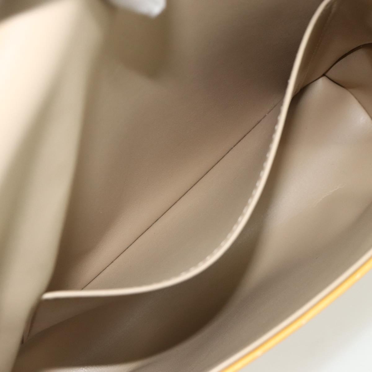 LOUIS VUITTON Monogram Vernis Thompson Street Bag Beige M91301 LV Auth ep14057A