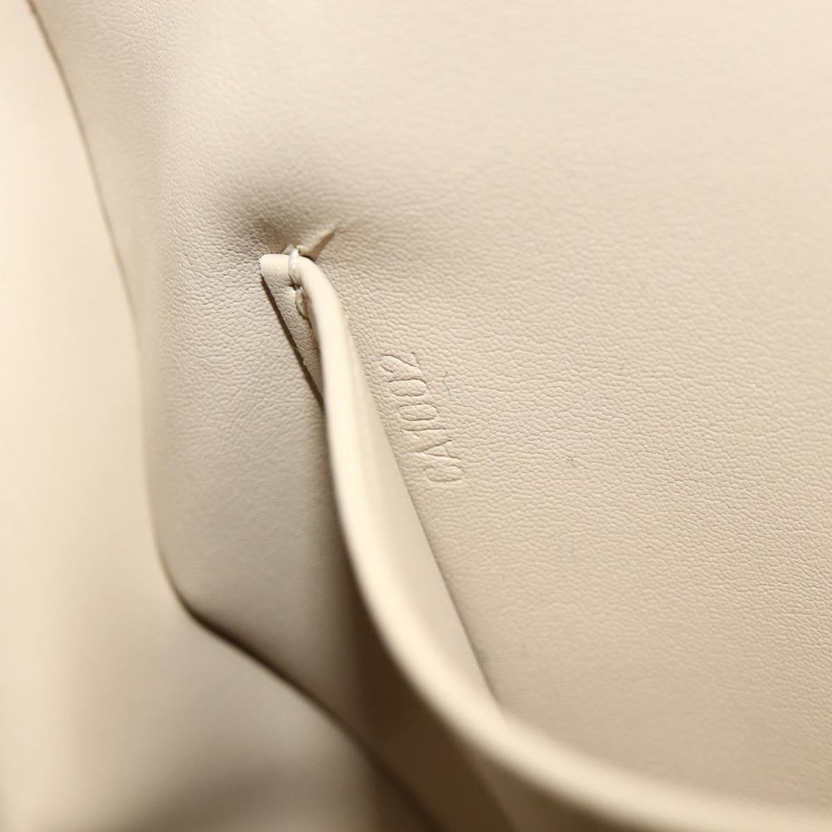 LOUIS VUITTON Monogram Vernis Thompson Street Bag Beige M91301 LV Auth ep14057A