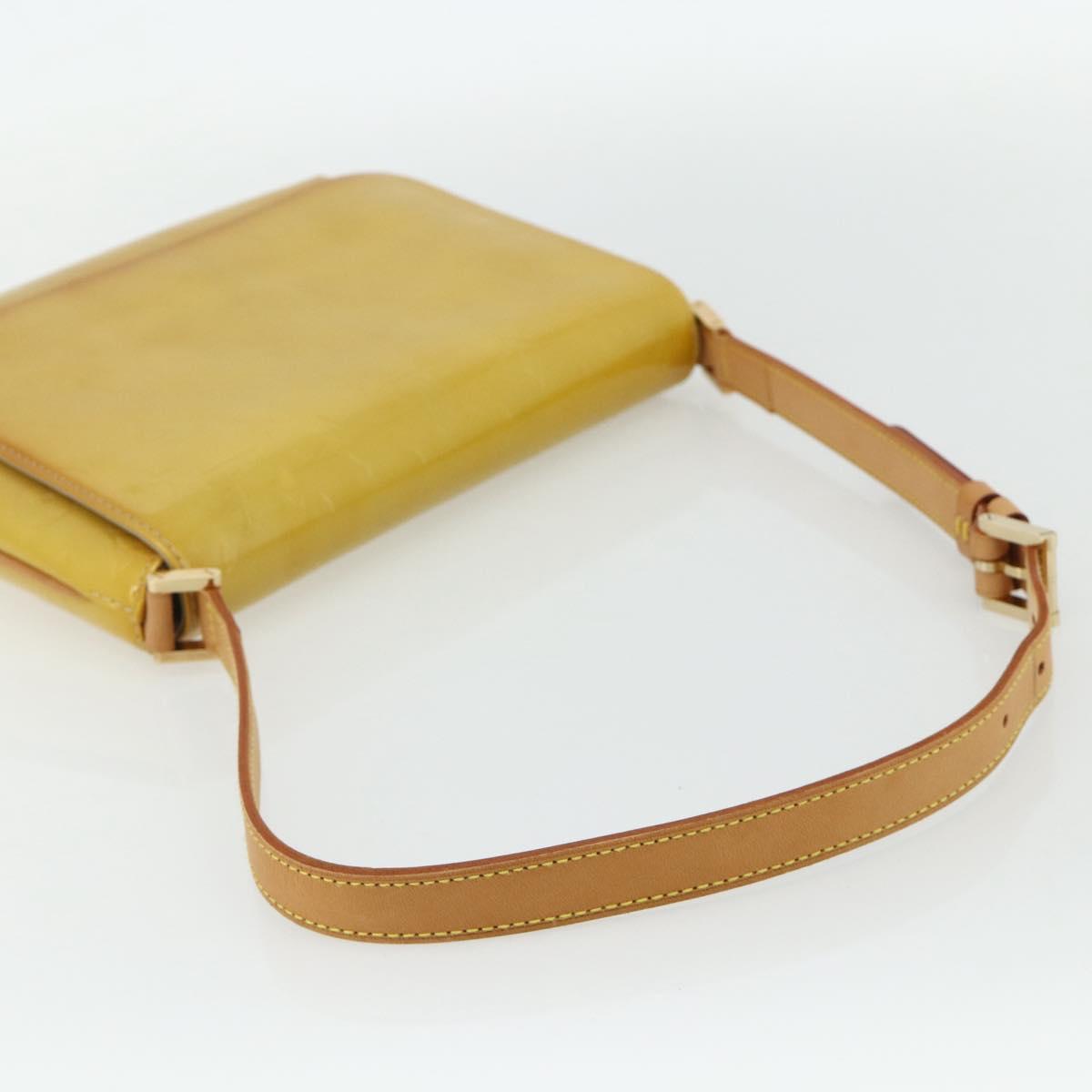 LOUIS VUITTON Monogram Vernis Thompson Street Bag Beige M91301 LV Auth ep14057A