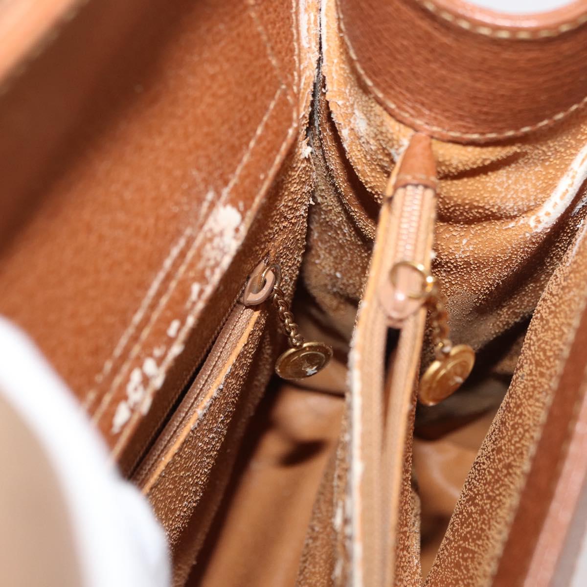 GUCCI Bamboo Hand Bag Leather Brown Gold 002 123 0260 Auth ep14063