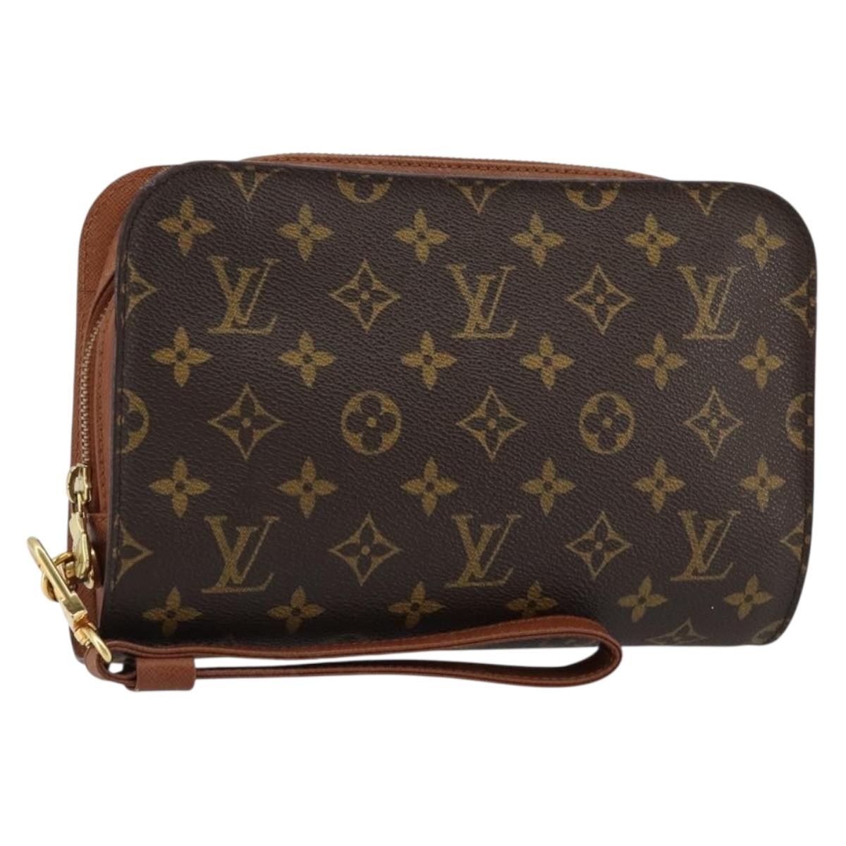 LOUIS VUITTON Monogram Orsay Clutch Bag M51790 LV Auth ep14064