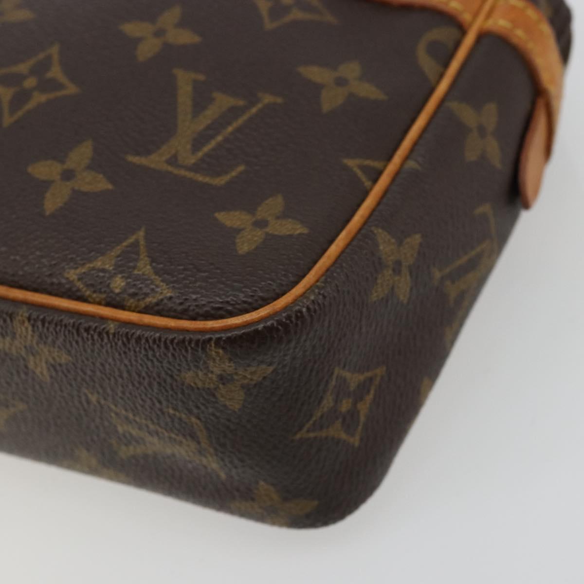 LOUIS VUITTON Monogram Compiegne 23 Clutch Bag M51847 LV Auth ep14103