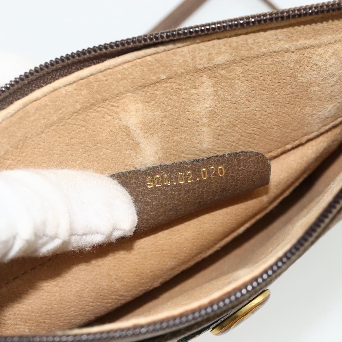 GUCCI GG Supreme Shoulder Bag PVC Beige Gold 904 02 020 Auth ep14105