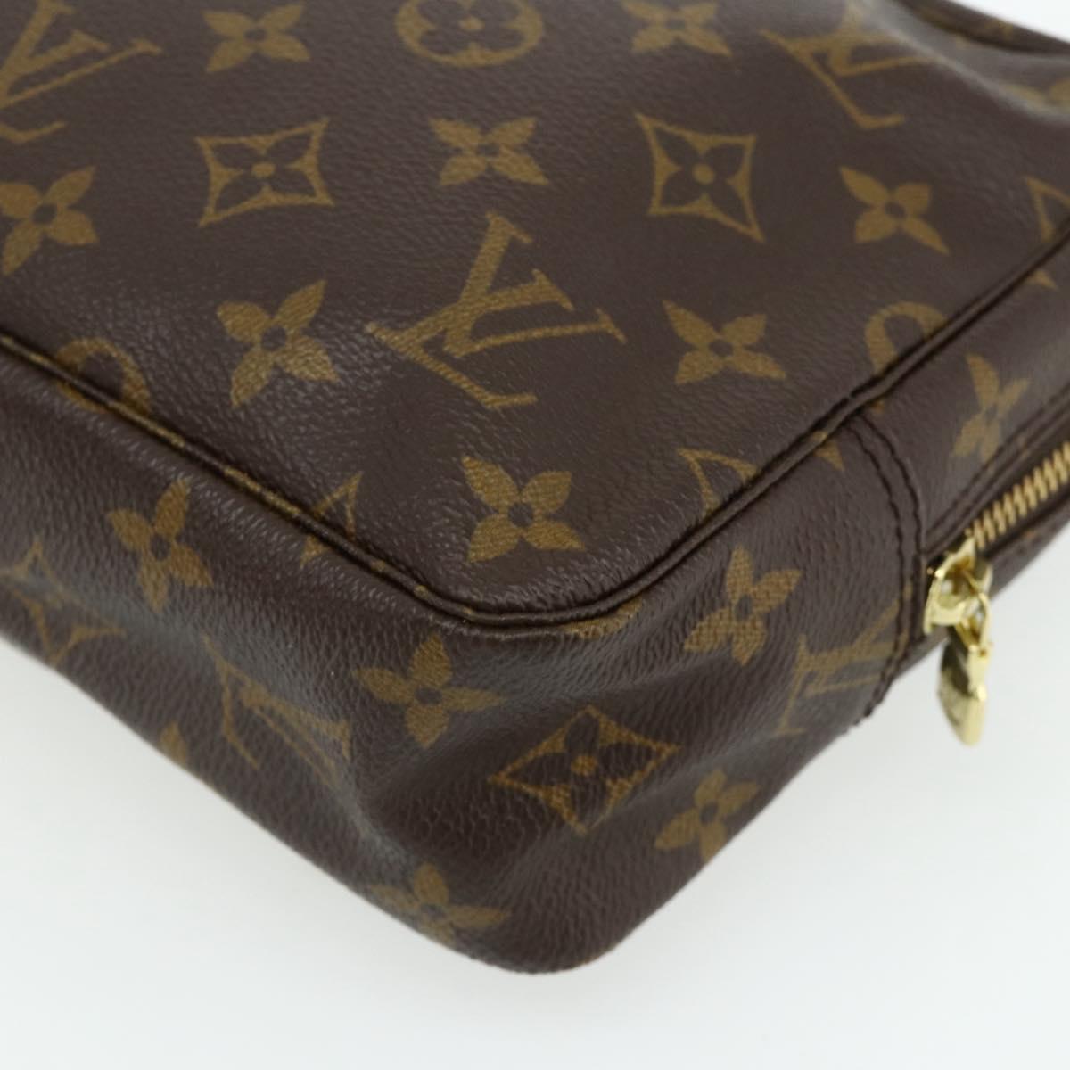 LOUIS VUITTON Monogram Trousse Toilette 23 Clutch Bag M47524 LV Auth ep14109