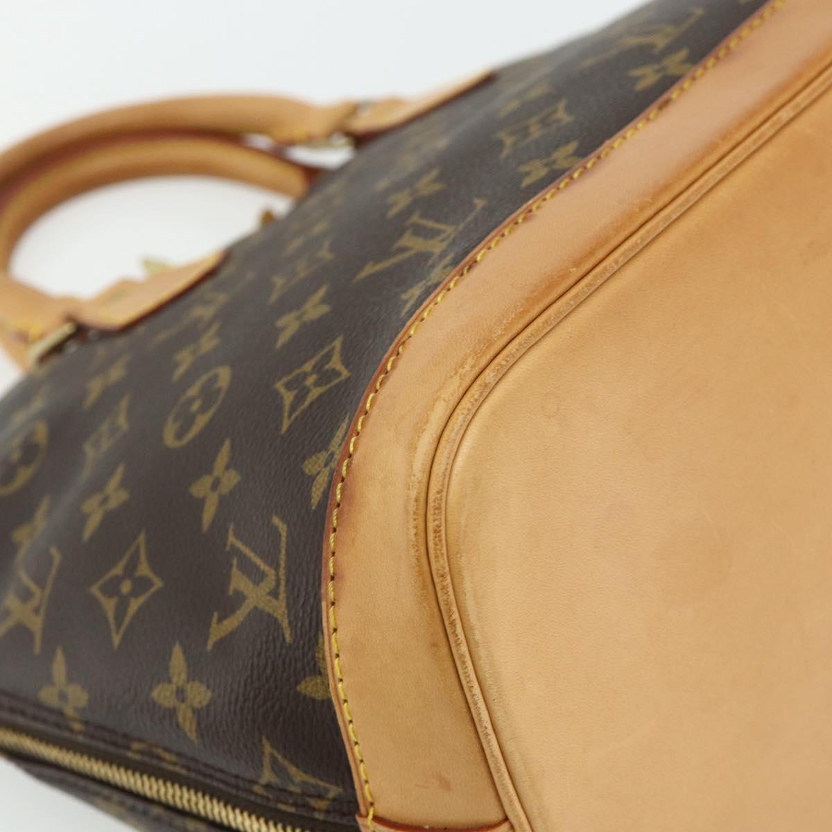 LOUIS VUITTON Monogram Alma Hand Bag M51130 LV Auth ep14118
