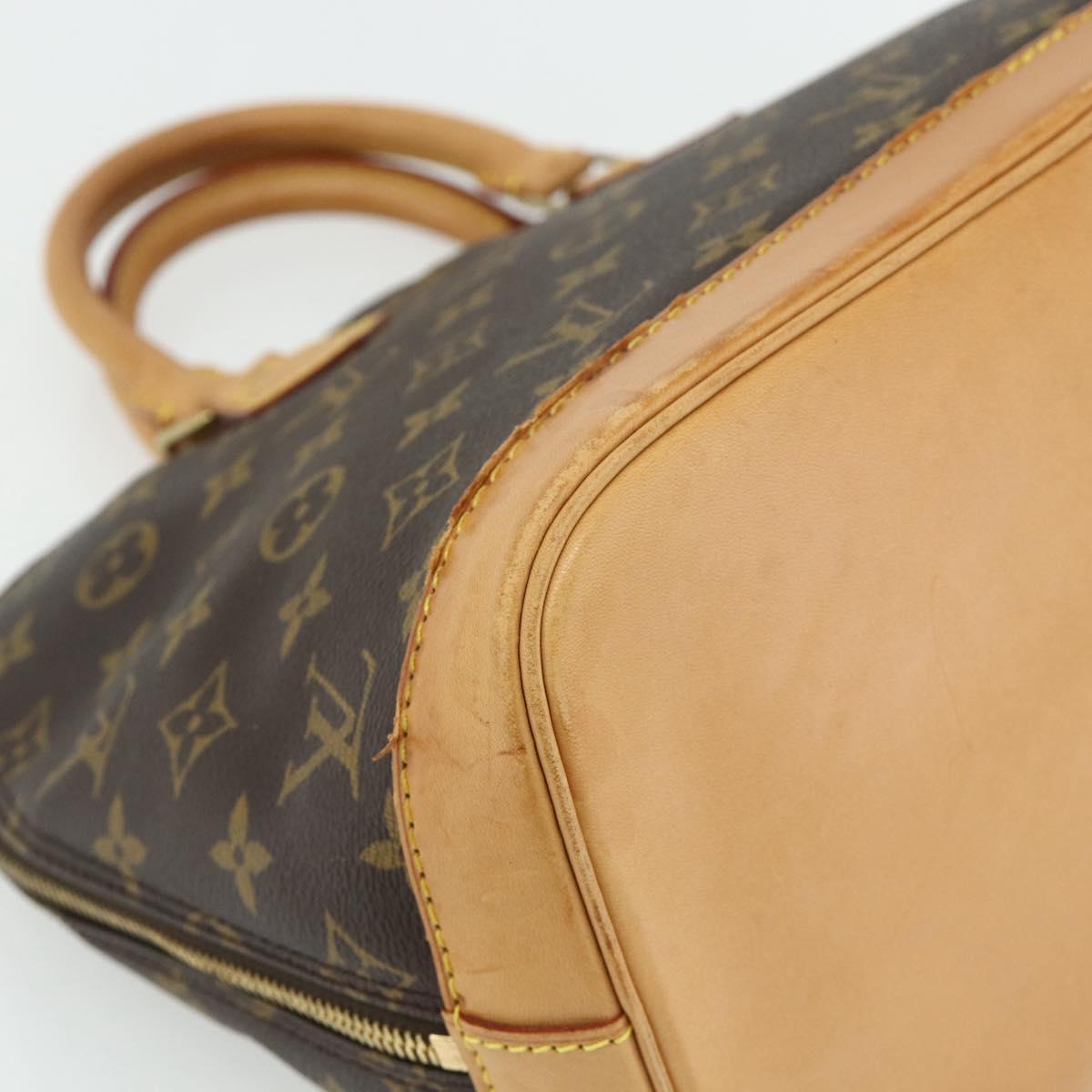 LOUIS VUITTON Monogram Alma Hand Bag M51130 LV Auth ep14118