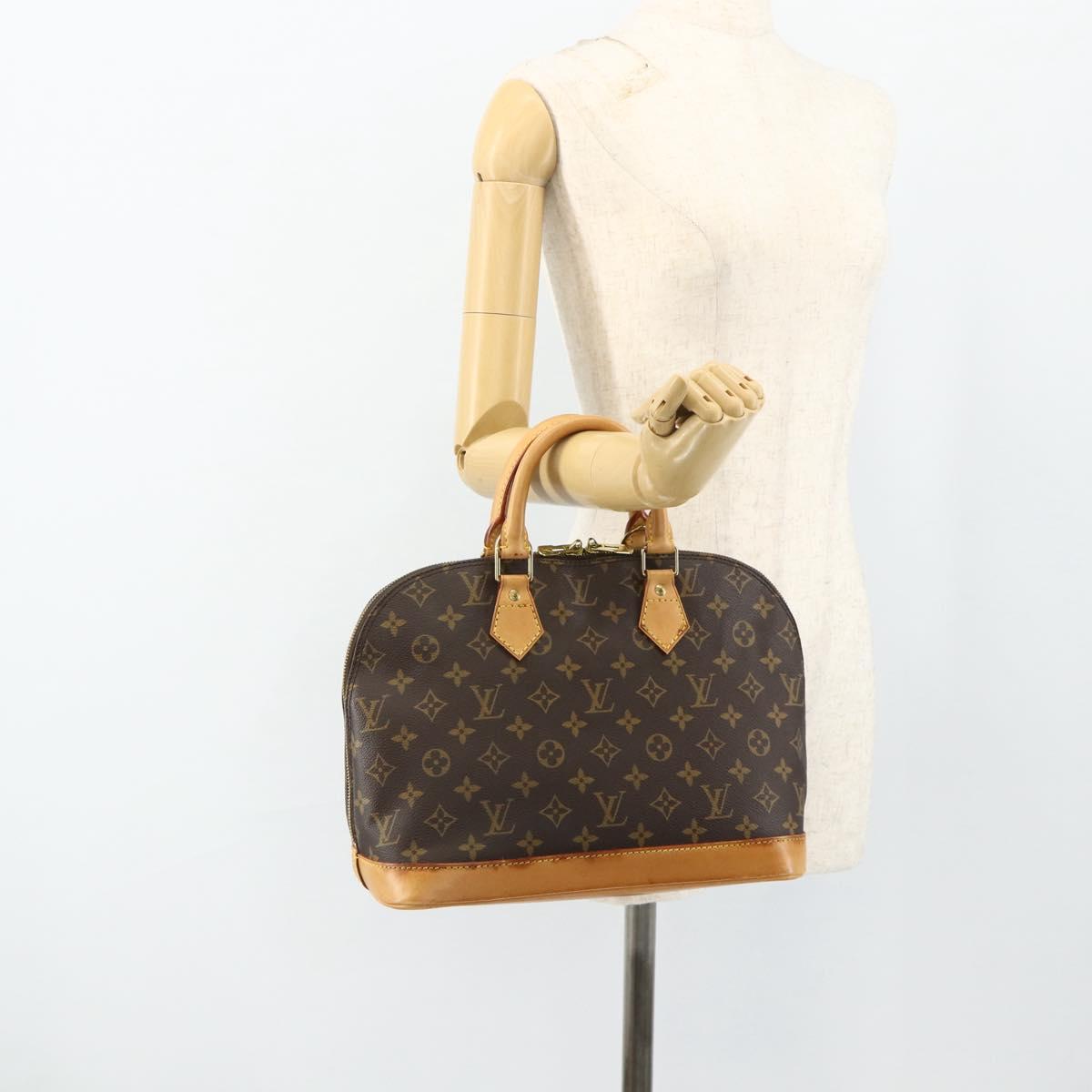 LOUIS VUITTON Monogram Alma Hand Bag M51130 LV Auth ep14118