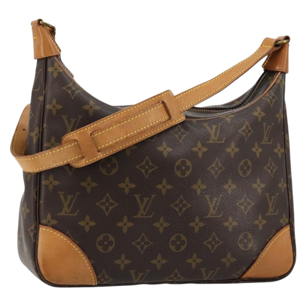 LOUIS VUITTON Monogram Boulogne 30 Shoulder Bag M51265 LV Auth ep14121