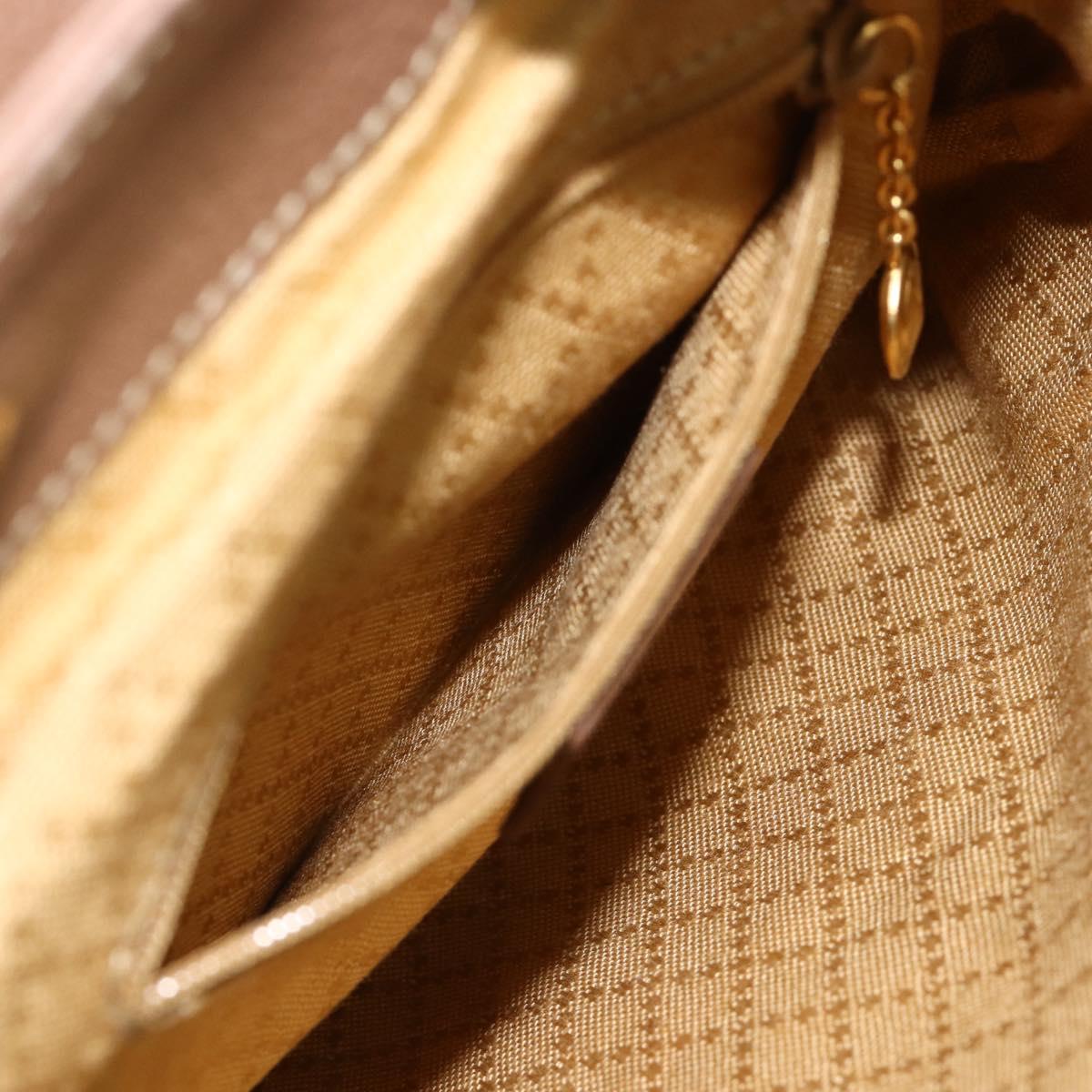GUCCI Bamboo Backpack Suede Brown Gold 003 3444 0030 Auth ep14134