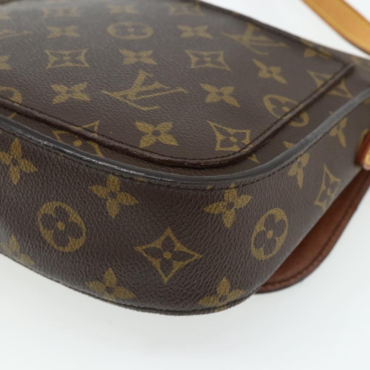 LOUIS VUITTON Monogram Saint Cloud MM Shoulder Bag M51243 LV Auth ep14137