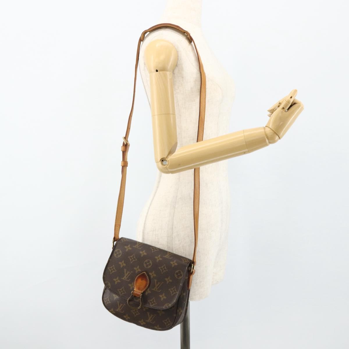 LOUIS VUITTON Monogram Saint Cloud MM Shoulder Bag M51243 LV Auth ep14137