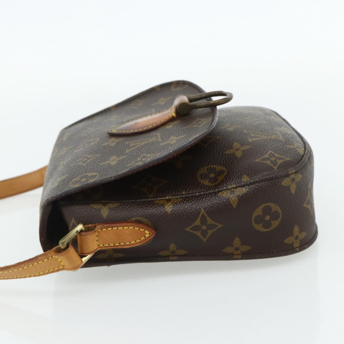 LOUIS VUITTON Monogram Saint Cloud MM Shoulder Bag M51243 LV Auth ep14137
