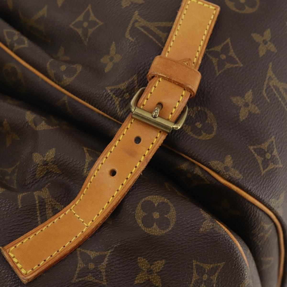 LOUIS VUITTON Monogram Saumur 35 Shoulder Bag M42254 LV Auth ep14166