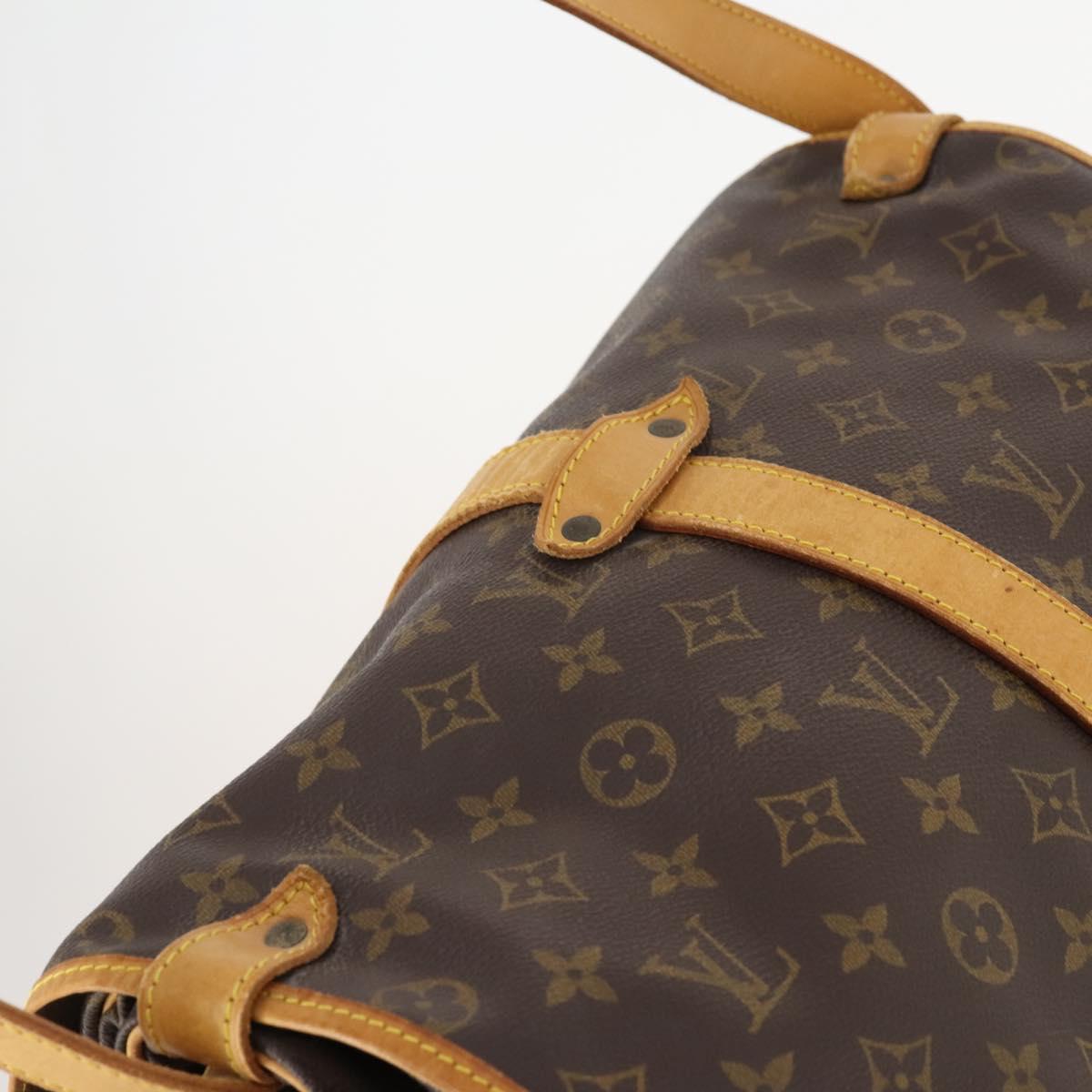 LOUIS VUITTON Monogram Saumur 35 Shoulder Bag M42254 LV Auth ep14166
