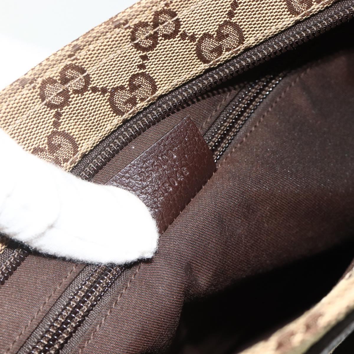 GUCCI GG Canvas Shoulder Bag Beige Brown 256100 Auth ep14187