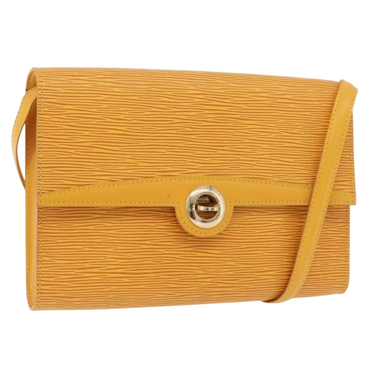 LOUIS VUITTON Epi Arsch Shoulder Bag Yellow M52579 LV Auth ep14194A