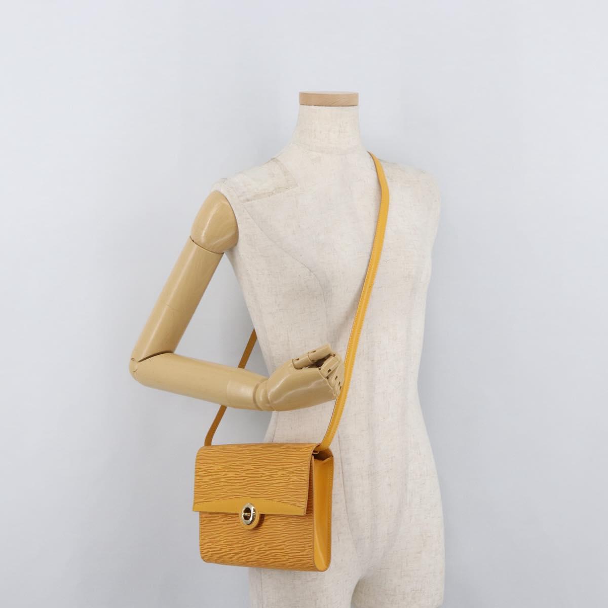 LOUIS VUITTON Epi Arsch Shoulder Bag Yellow M52579 LV Auth ep14194A