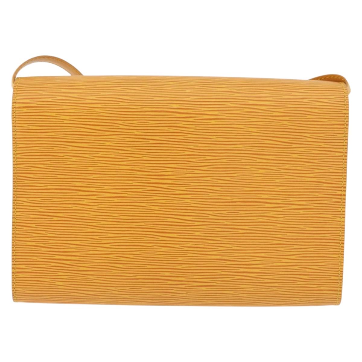 LOUIS VUITTON Epi Arsch Shoulder Bag Yellow M52579 LV Auth ep14194A