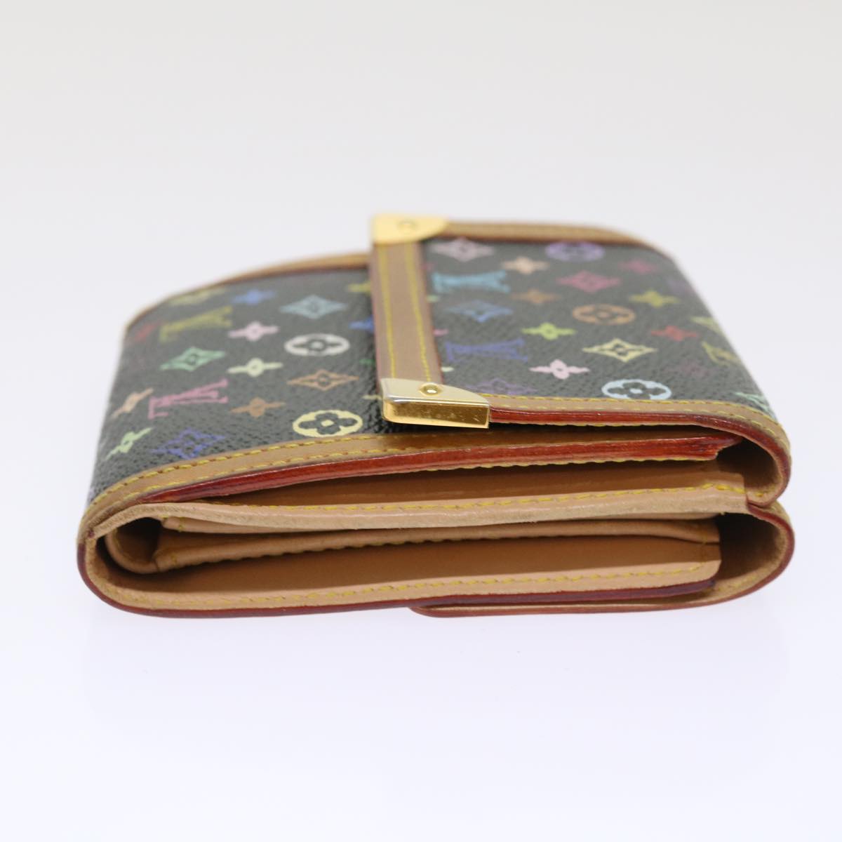 LOUIS VUITTON Multicolor Porte Monnaie Billets Cartes Credit M92984 Auth ep1420