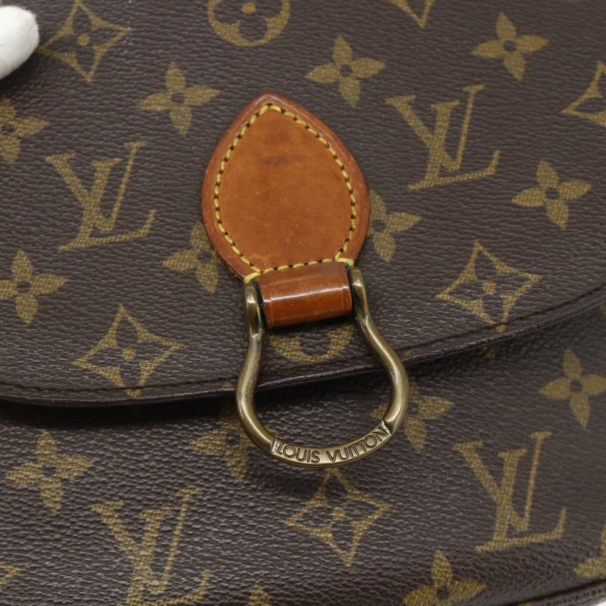 LOUIS VUITTON Monogram Saint Cloud MM Shoulder Bag M51243 LV Auth ep14201