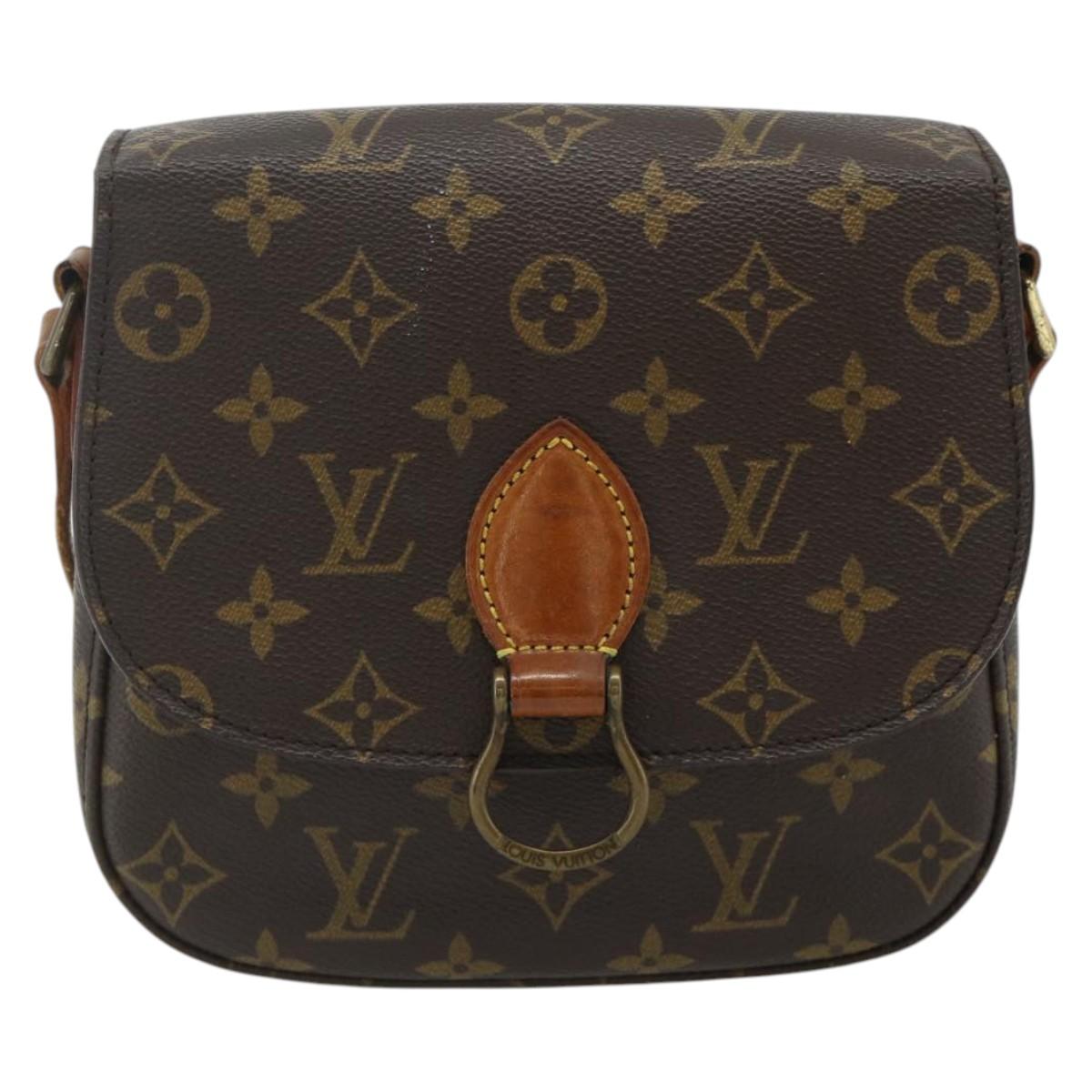 LOUIS VUITTON Monogram Saint Cloud MM Shoulder Bag M51243 LV Auth ep14201