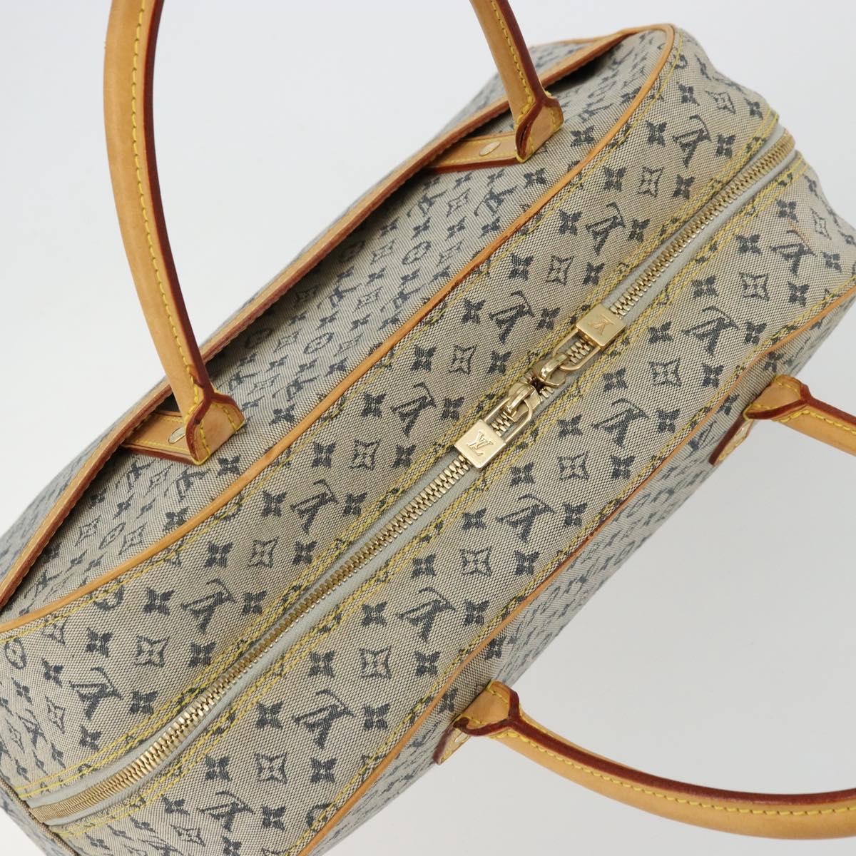 LOUIS VUITTON Monogram Mini Marie Hand Bag Blue M92003 LV Auth ep14206