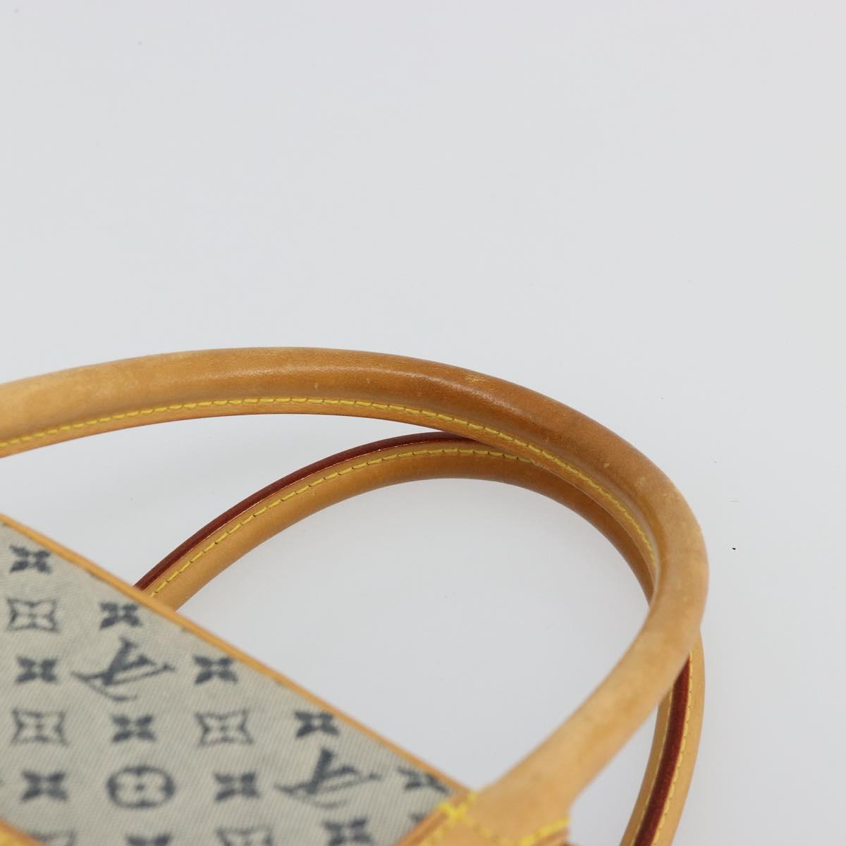 LOUIS VUITTON Monogram Mini Marie Hand Bag Blue M92003 LV Auth ep14206