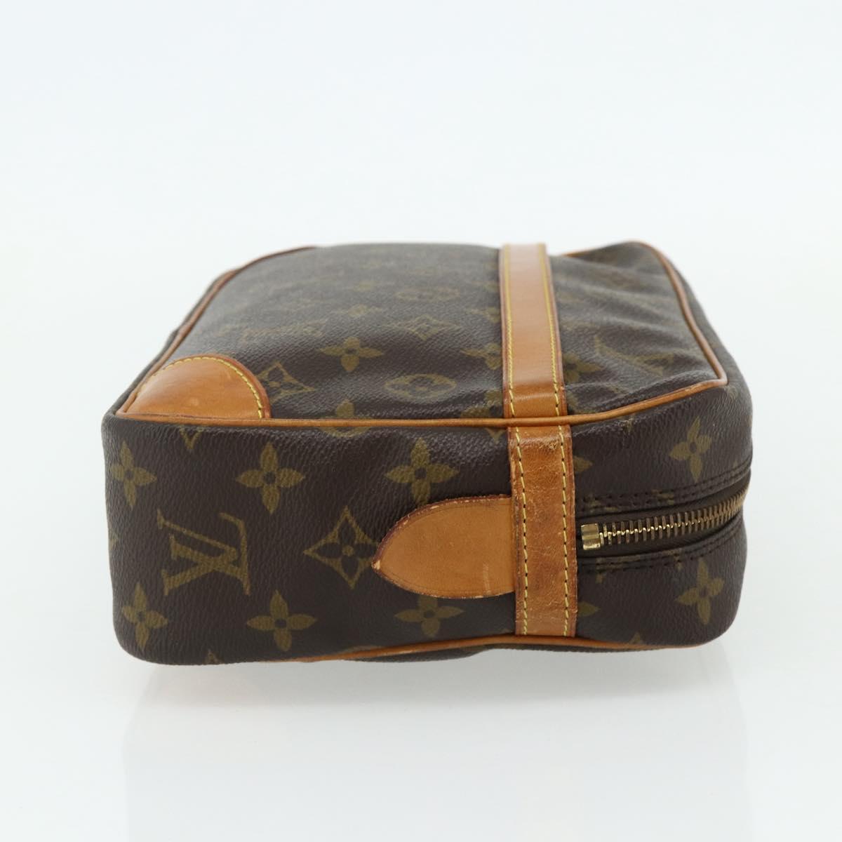 LOUIS VUITTON Monogram Compiegne 28 Clutch Bag M51845 LV Auth ep14235