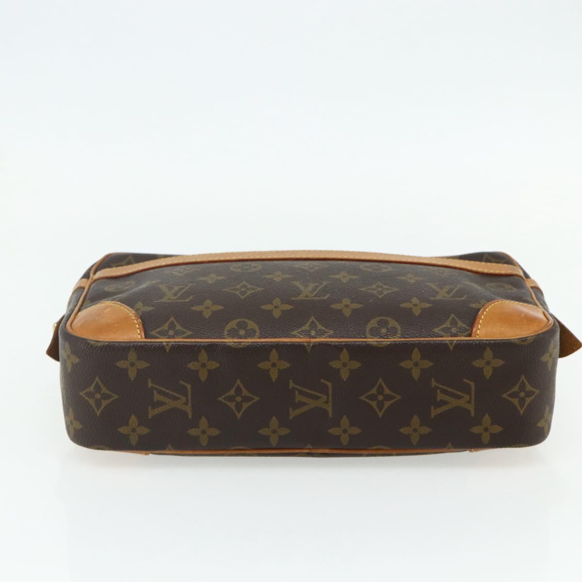LOUIS VUITTON Monogram Compiegne 28 Clutch Bag M51845 LV Auth ep14235