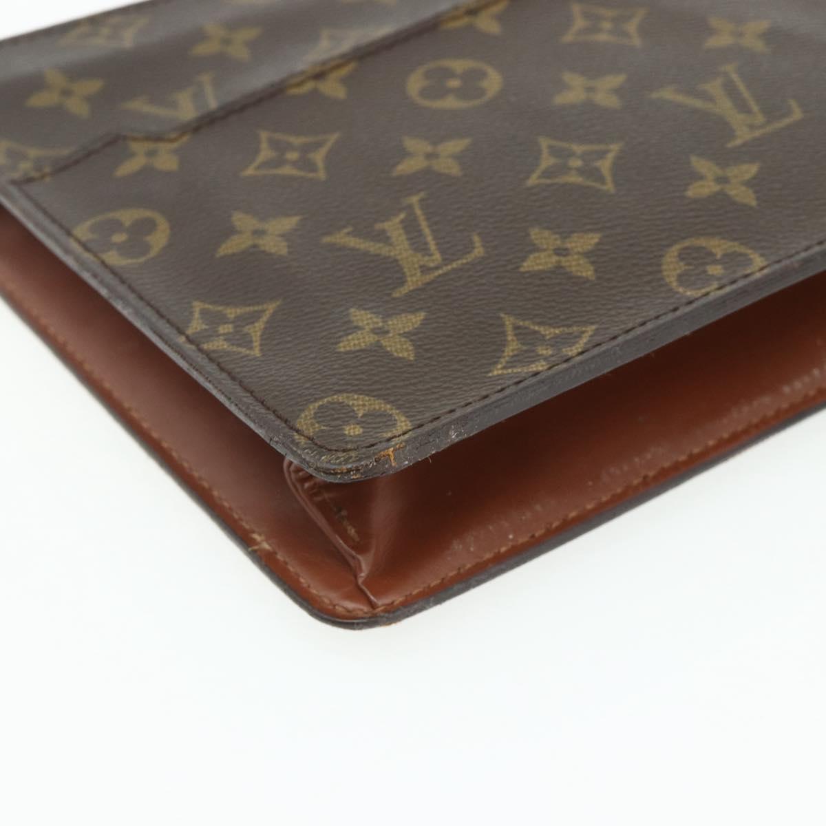 LOUIS VUITTON Monogram Pochette Homme Clutch Bag M51795 LV Auth ep14238
