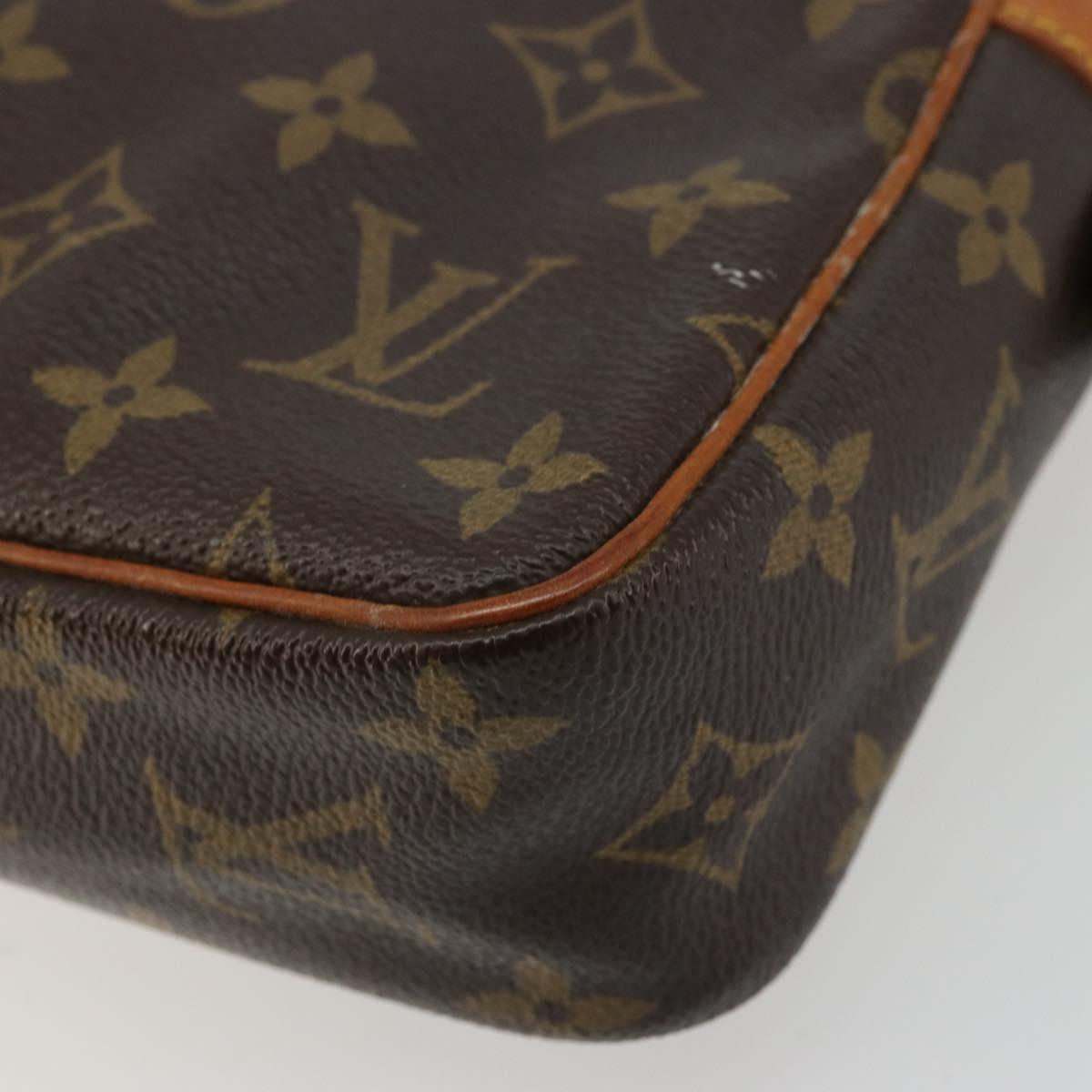 LOUIS VUITTON Monogram Compiegne 23 Clutch Bag M51847 LV Auth ep14240