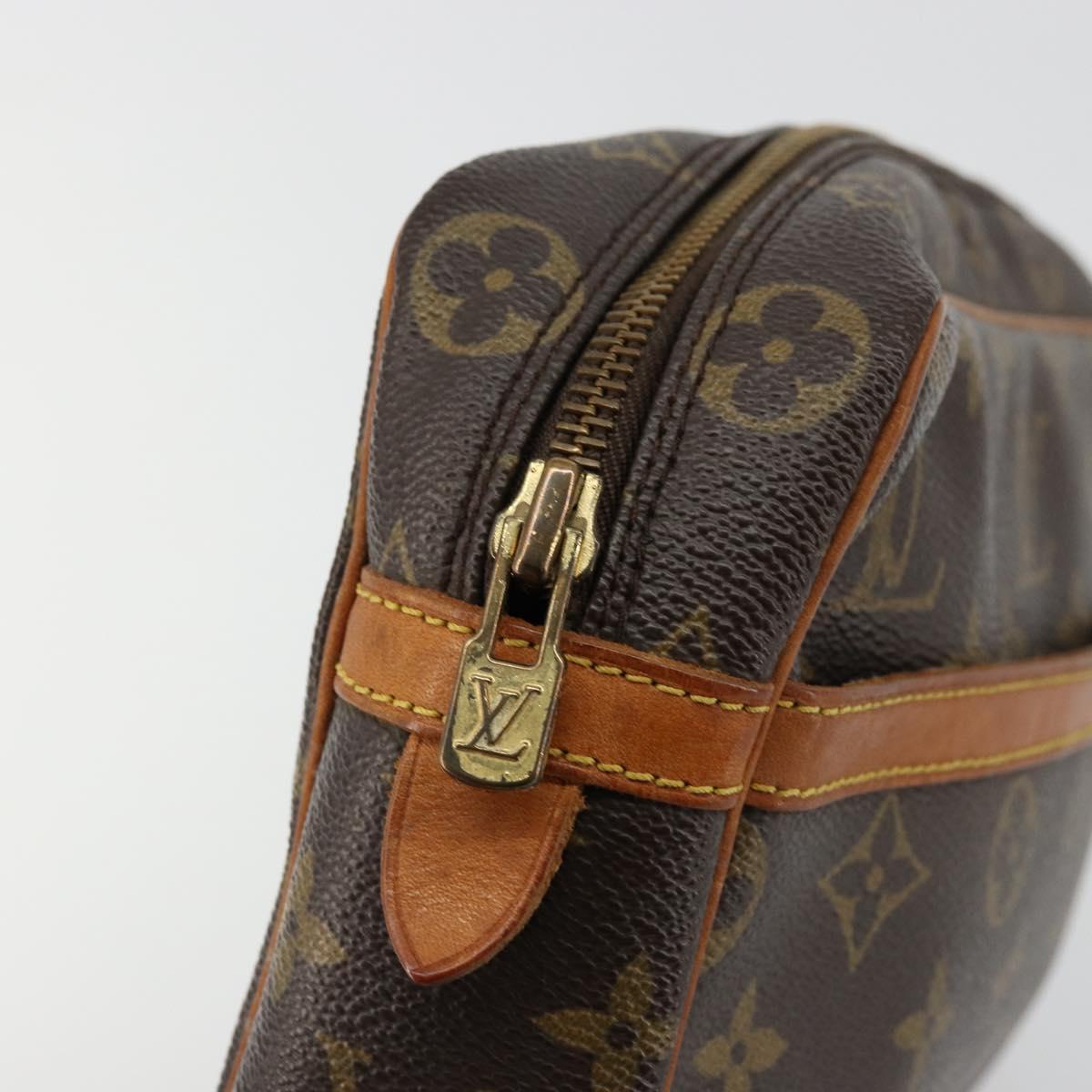 LOUIS VUITTON Monogram Compiegne 23 Clutch Bag M51847 LV Auth ep14240