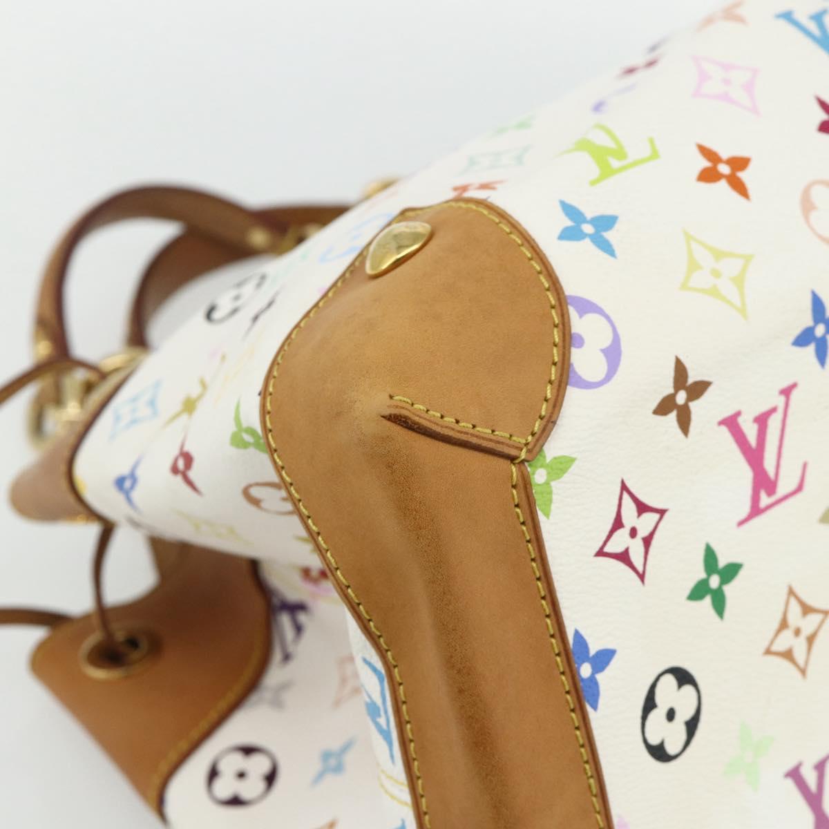 LOUIS VUITTON Monogram Multicolor Ursula Tote Bag White M40123 LV Auth ep14291V