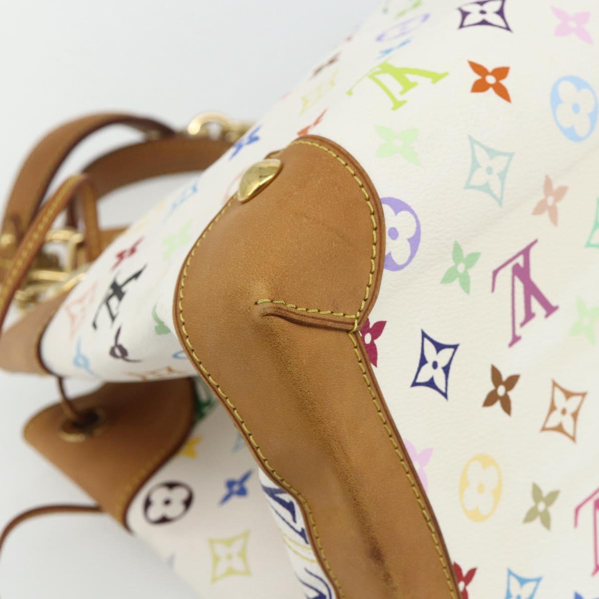 LOUIS VUITTON Monogram Multicolor Ursula Tote Bag White M40123 LV Auth ep14291V