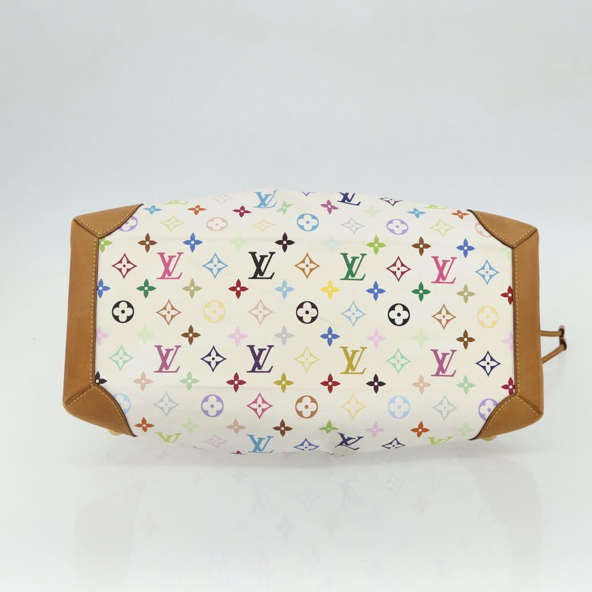 LOUIS VUITTON Monogram Multicolor Ursula Tote Bag White M40123 LV Auth ep14291V