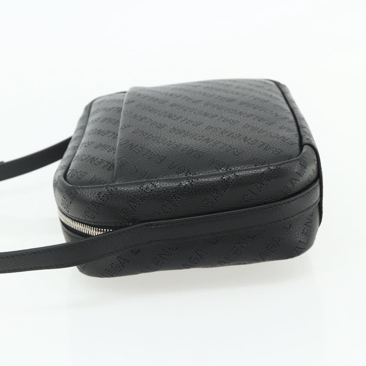 BALENCIAGA Every Day Shoulder Bag Leather Black 679267 Auth ep14300V