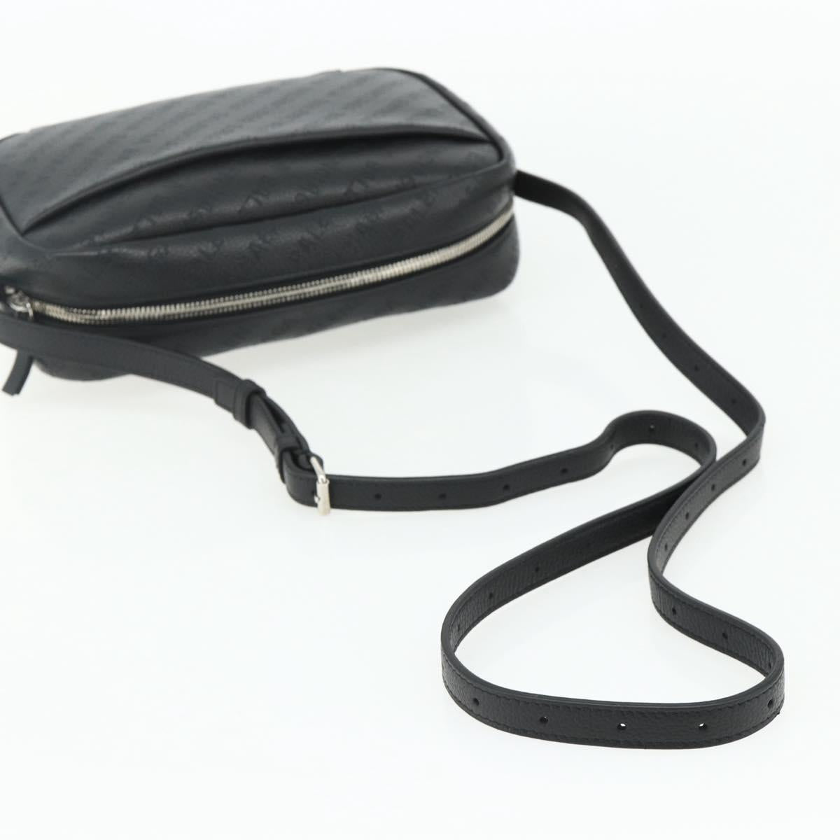 BALENCIAGA Every Day Shoulder Bag Leather Black 679267 Auth ep14300V