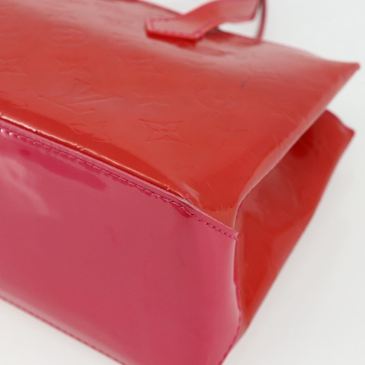 LOUIS VUITTON Monogram Vernis Wilshire PM Hand Bag Rose Pop M93643 Auth ep14308