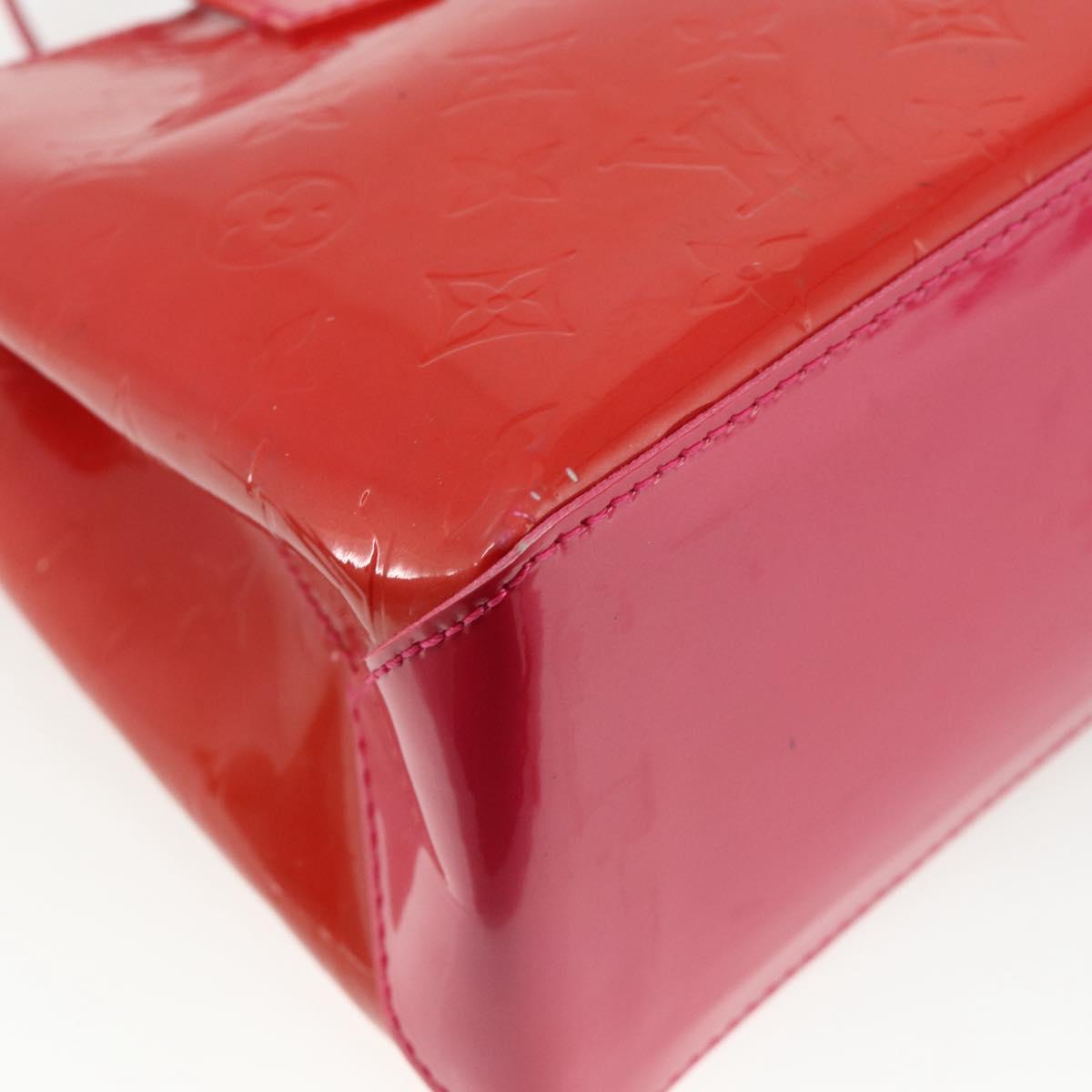LOUIS VUITTON Monogram Vernis Wilshire PM Hand Bag Rose Pop M93643 Auth ep14308