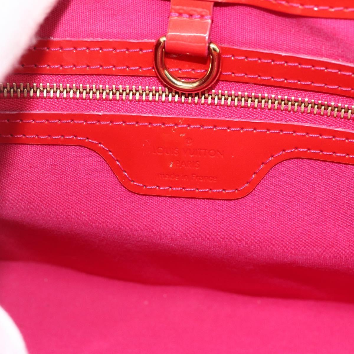 LOUIS VUITTON Monogram Vernis Wilshire PM Hand Bag Rose Pop M93643 Auth ep14308