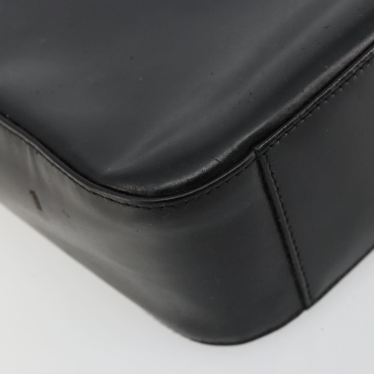 GUCCI Shoulder Bag Patent leather Black Silver 000 0506 1013 Auth ep14311