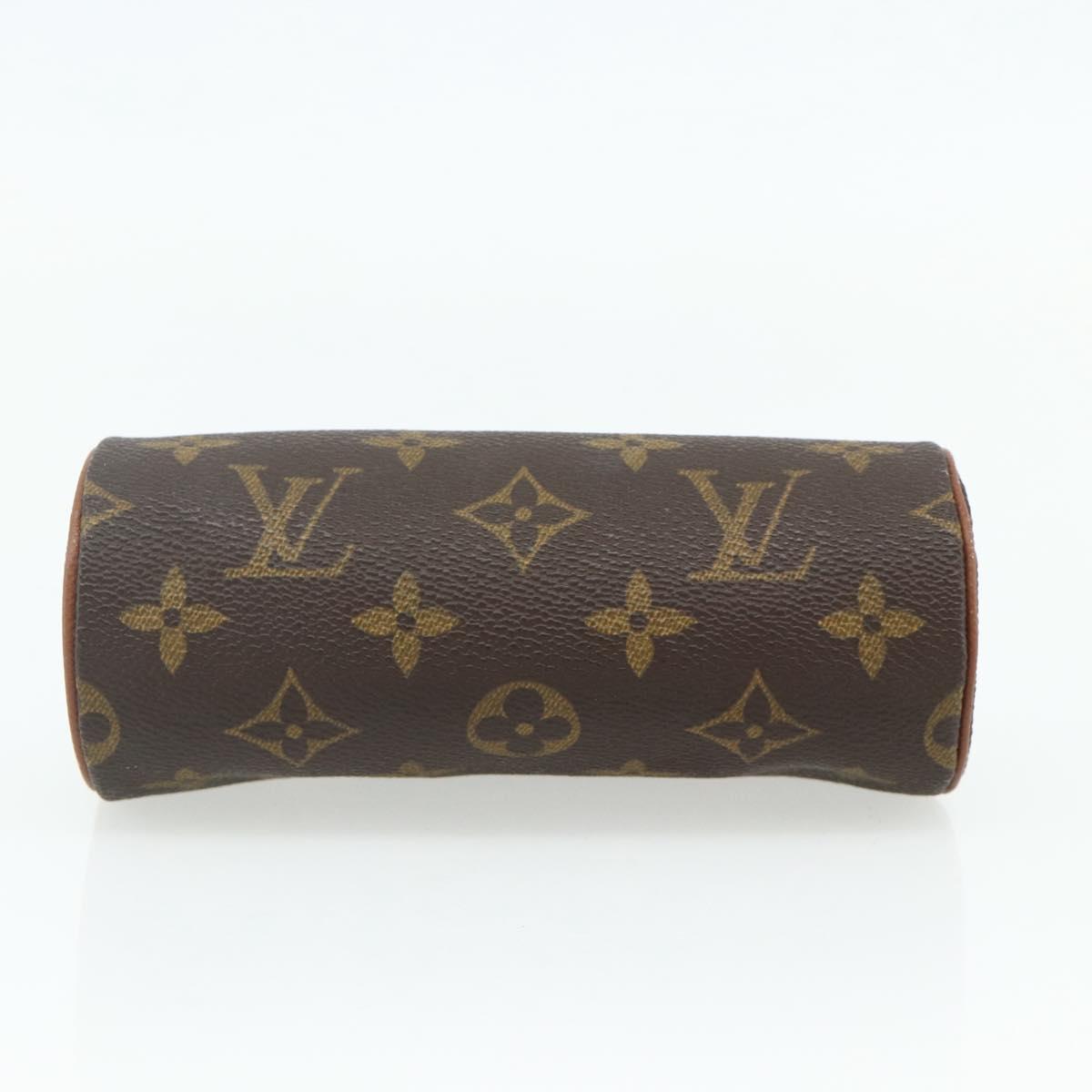 LOUIS VUITTON Monogram Papillon Pouch LV Auth ep14315